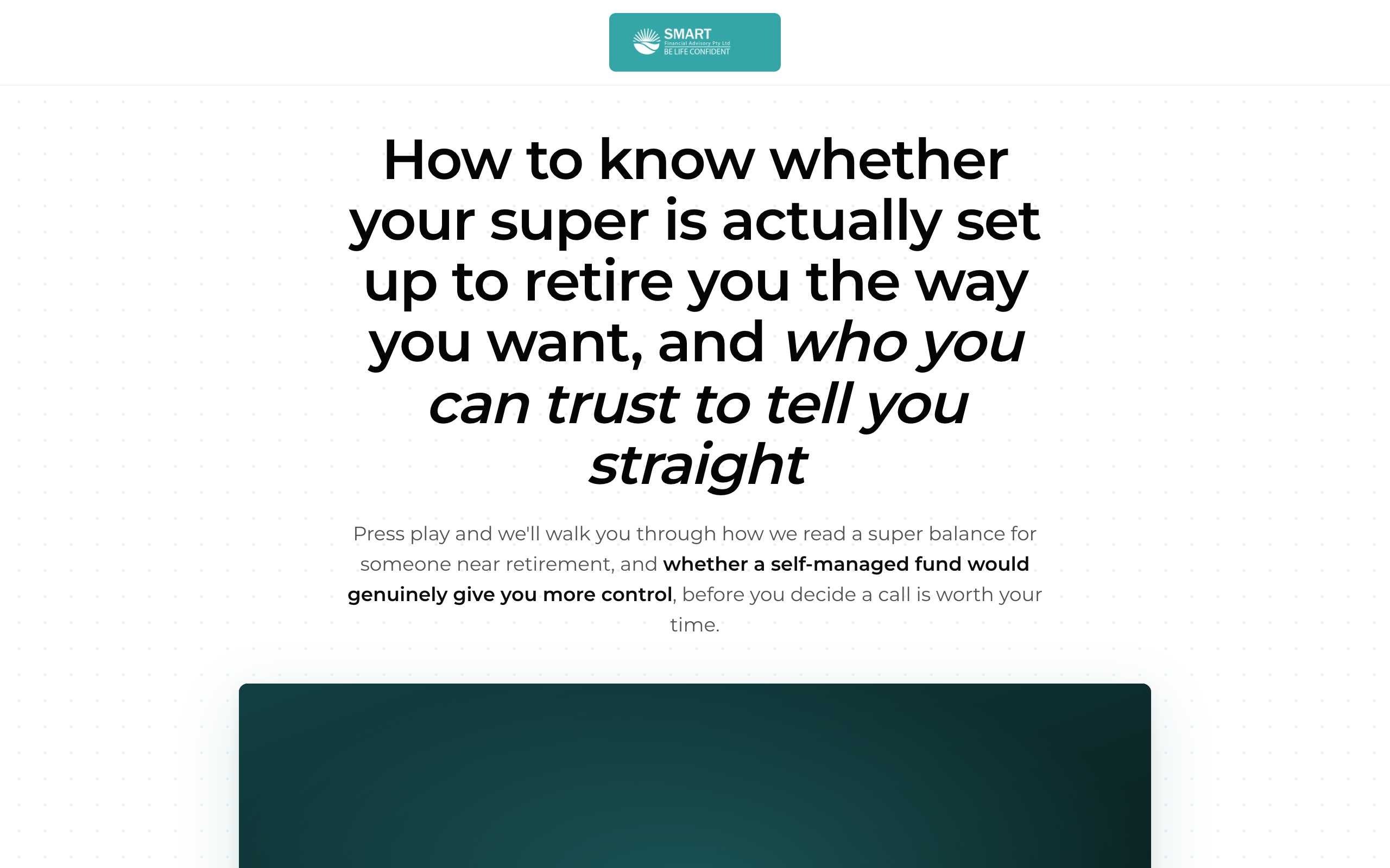Landing page preview